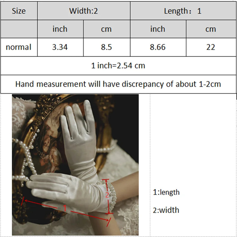 New Arrival Ivory Bridal Gloves Cheap Gant Mariage Femme Novia Bride Wedding Gloves Beaded Pearls Accessoires Mariage 2024