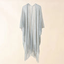 Women Sun Protection Shawl Lady Summer Hollow Out Cardigan Holiday Bikini Blouse Breathable Beach Cape Sexy Tippet with Pearls