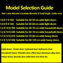 Zinc Plated Automatic Close Door Pullback Tension Spring Steel 65Mn Cylindroid Helical Coil Extension Gate Closure Kit