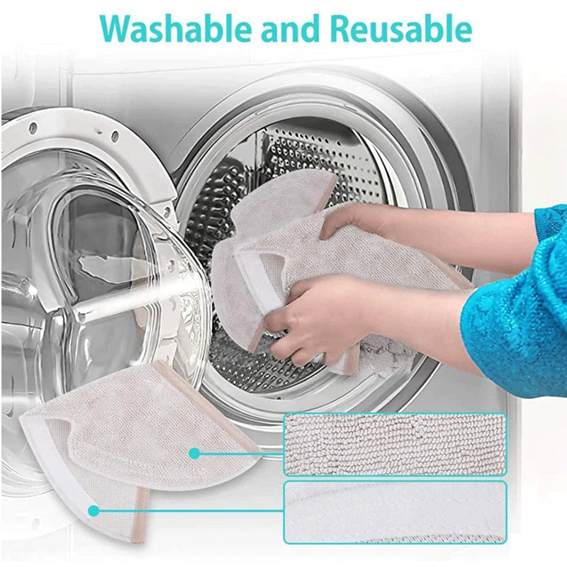 Washable Mop Cloth Accessories For Xiaomi Roborock T8 / Q7 Max / Max+ Robot Vacuum Cleaner Replacement Mop Rag Kit Spare Parts