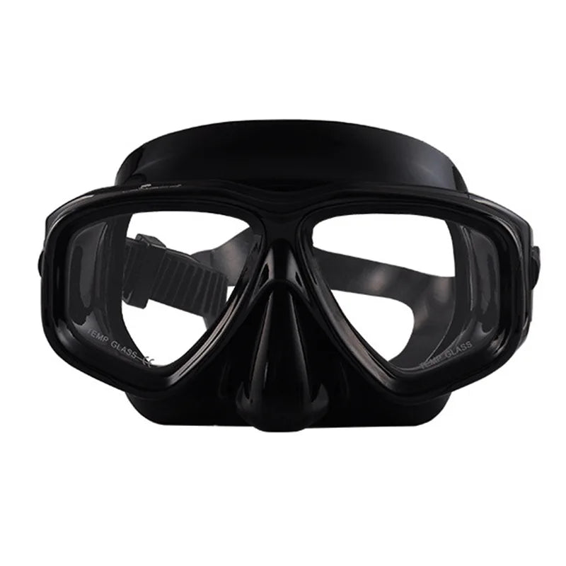 -1.5 To -8.5 Myopia Adults Silicone HD Clear Anti Fog Diving Eyewear Masks Custom For Left Right Eyes Different Degrees