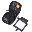 VULPO Tactical Mini Multi-purpose MOLLE EDC Tool Pouch Knife Compass Flashlight Card Storage Bag Hunting Camping Micro Waist Bag
