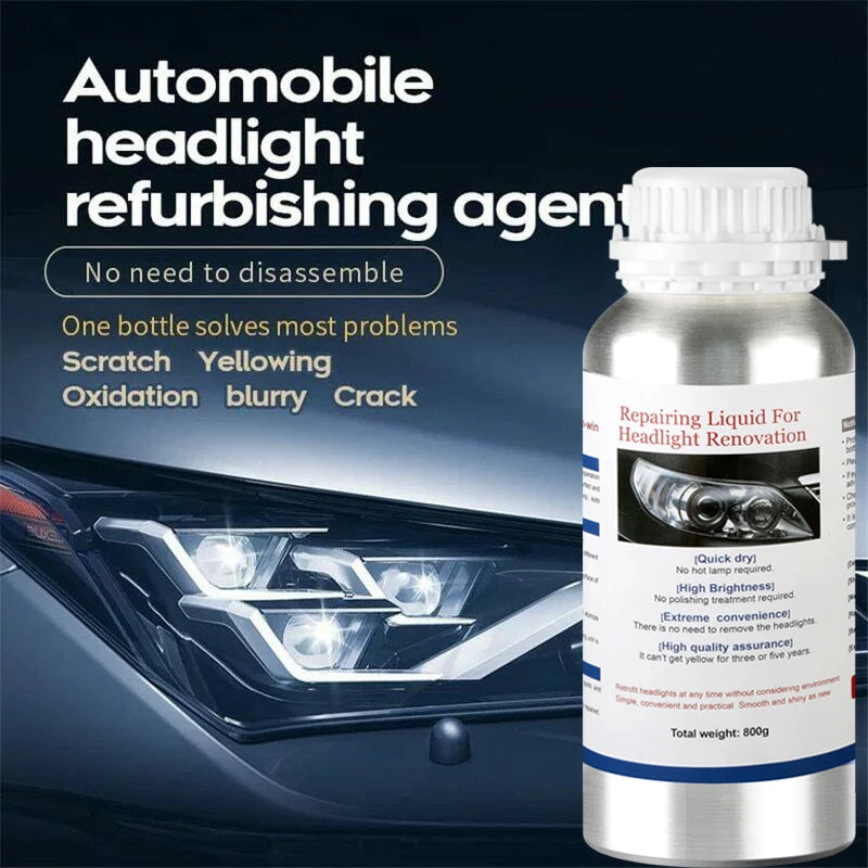 800ML Car Headlight Repair Fluid Headlight Polishing Restoration Chemical Polishing The Headlights