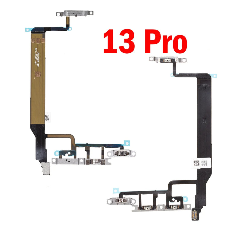 1pcs On Off Key Ribbon Power Switch Volume Button Flex Cable For iPhone 13 mini  Pro Max Replacement Parts