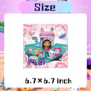 New Gabby Dollhouse Cats Birthday Party Decoration Balloon Pink Cartoon Tableware Backdrop Baby Shower Kids Girls Party Supplies