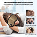 Electric Jade Eye Stone Mask Tourmaline Heating Eye Massager Hot Compress For Eye Muscle Relaxation Relieve Insomnia