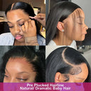 Lafino 30 Inch Lace Front Wig Human Hair 13x4 Lace Front Human Hair Wig Straight Hd Lace Frontal Wig 13x6 Black Wig For Women