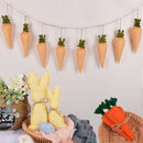 2/3PCS Easter Ornaments Carrots Rabbit Hanging Pendant Toy Cloth Props Happy Easter Decorations 2023 for Home Party