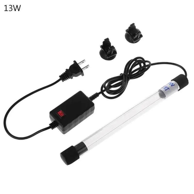 D0AD 5W 7W 9W 13W UVC Aquarium Algae Clean Light Submersible Lamp Waterproof Lighting for Pond Fish for Tank Sump