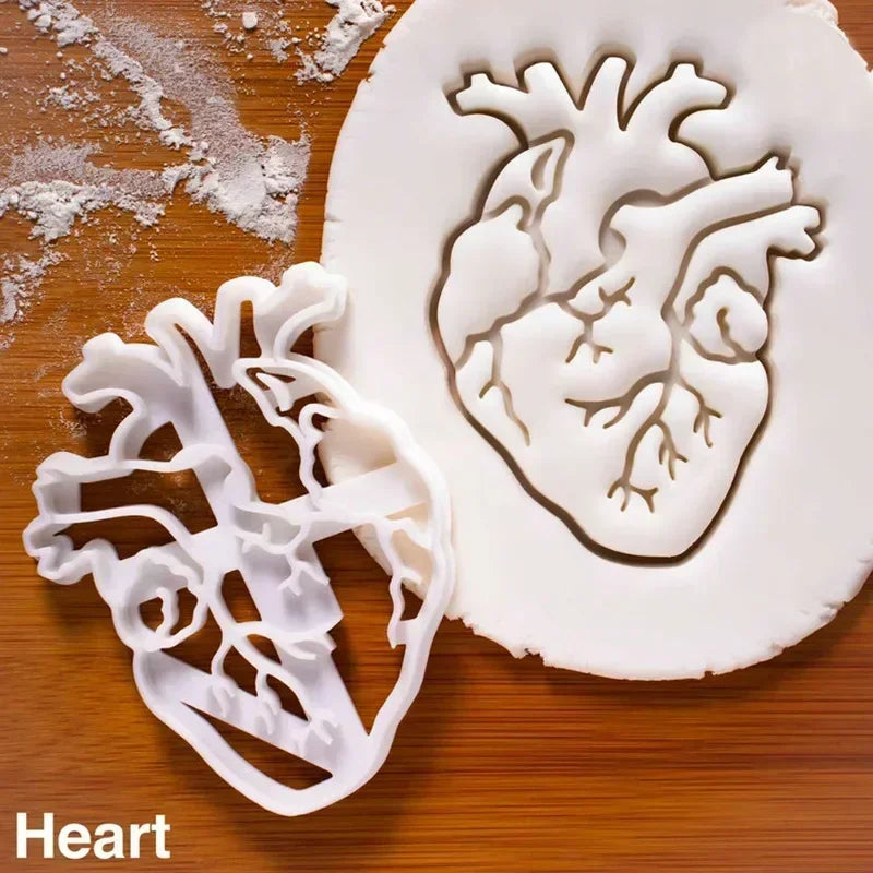 3/1pcs Christmas Gingerbread Cookie Cutter Gingerbread Man Skull Candy Biscuits Baking Mould For Xmas Halloween Party Cake Decor