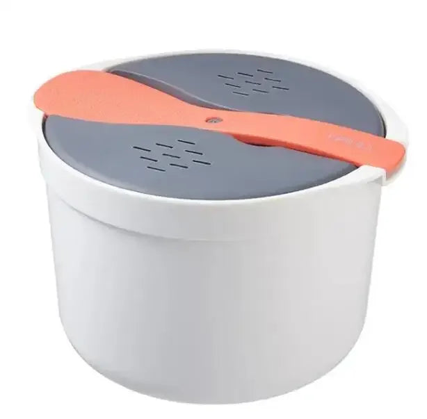 Microwave Oven Rice Cooker Portable Food Container Multifunction Steamer Rice Cooker Bento Lunch Box Steaming Utensils