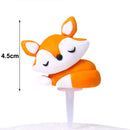 Fox Birthday Decorations Balloon Cupcake Toppers Woodland Animals Theme Party Dress Up Supplies Fox Paper Lantern Kids Gifts