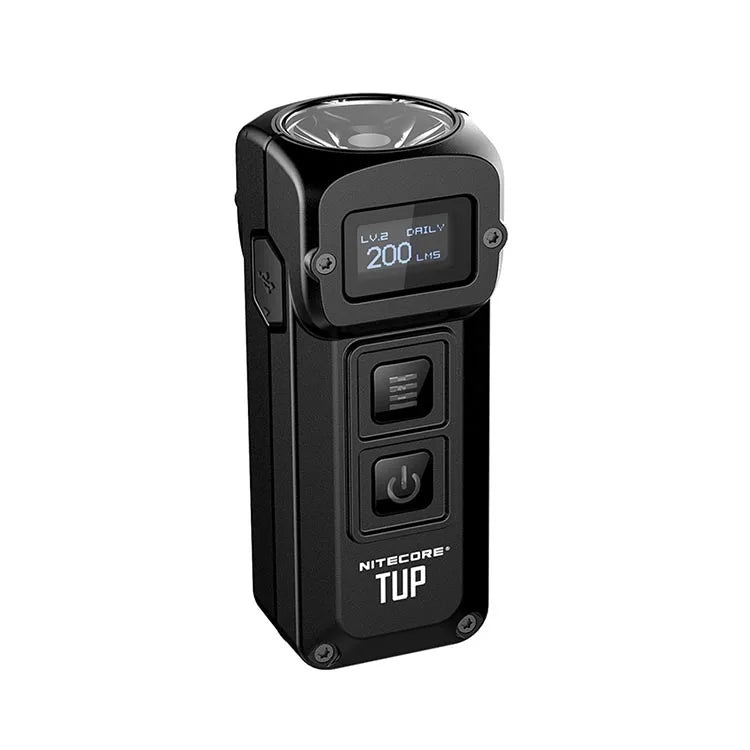 NITECORE TUP Flashlight Smart Pocket Light EDC Rechargeable Lightweight Lantern XP-L HD V6 1000LM Keychain Torch Builtin Battery