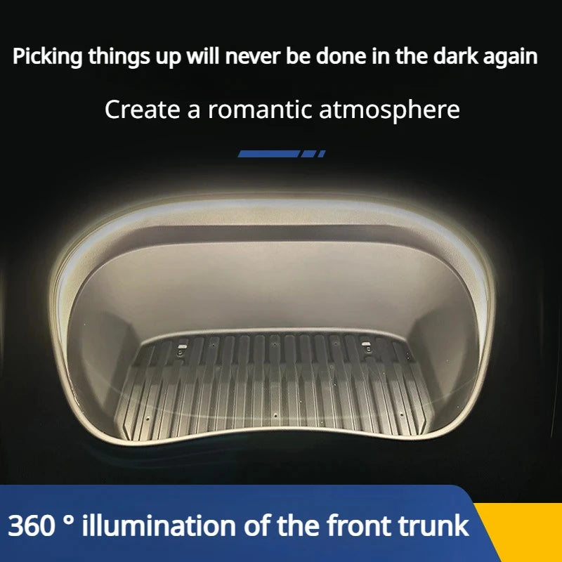Trunk Light Strip for Tesla Model 3 3+ LED Atmosphere Lamp Frunk Lighting 3500K 8000K New Model3 Highland 2024 Car Accessories