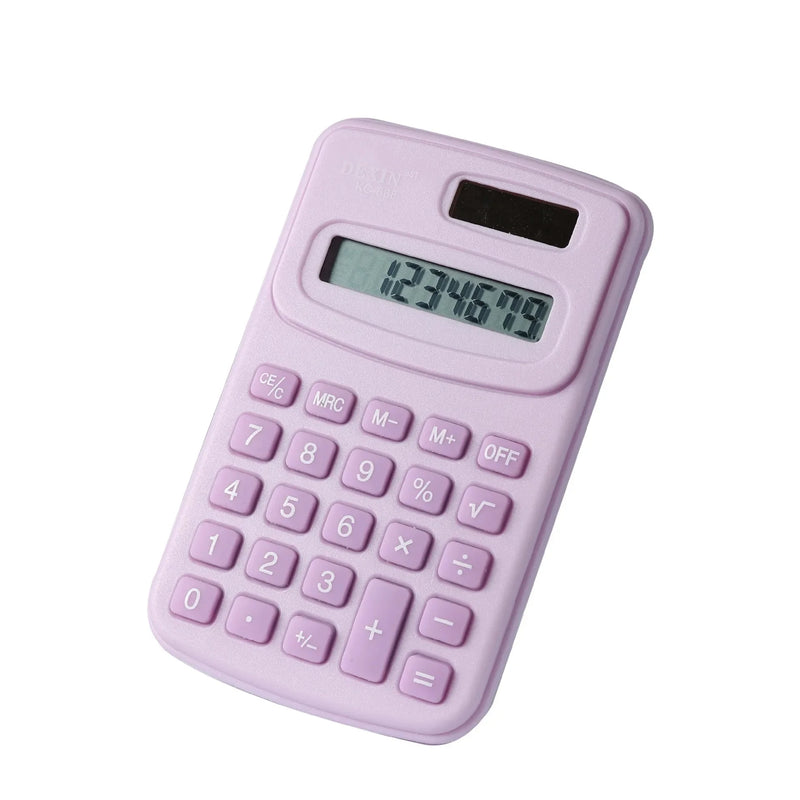 Small Calculator Silent Calculator Mini Version Learning Auxiliary Portable Calculator Back To School Supplies Students/Finance