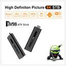 TV98 ATV H313 Android TV Stick 14.0 8K 2.4G/5G WiFi Quad Core BT5.0 Set Top Box Smart TV Box for Network Media Player