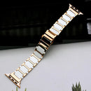 For apple watch band series 7 6 5 4 se 45mm 44mm 41mm 40mm strap ceramic Stainless steel bracelet for iwatch 3 42mm 48mm bands