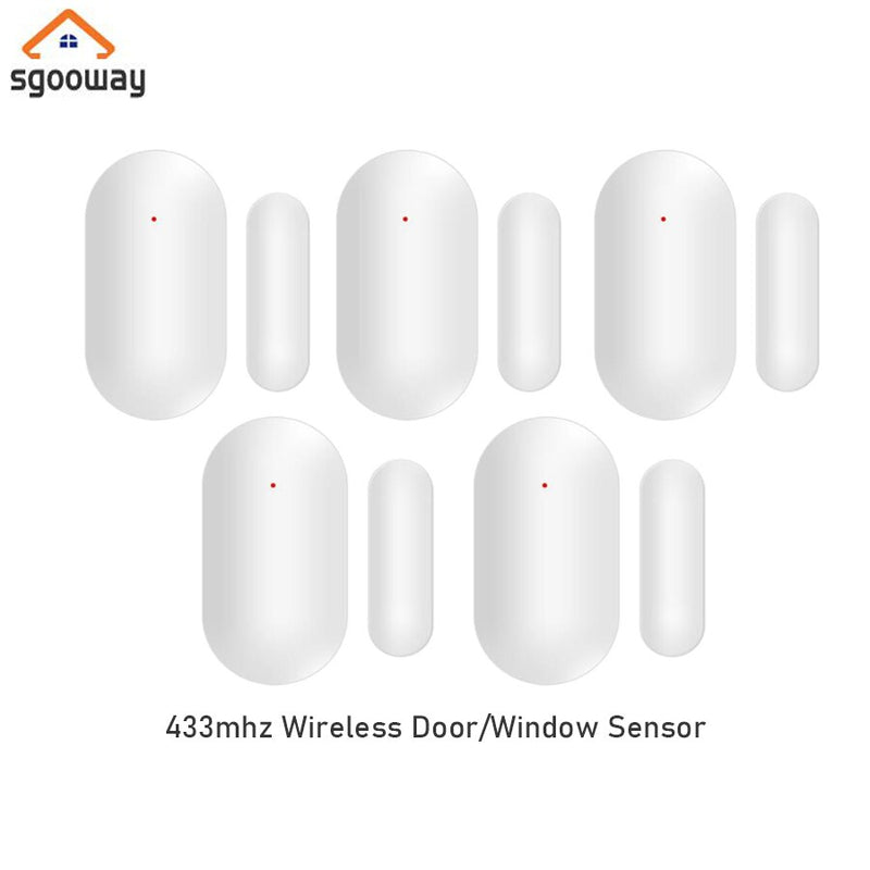 433MHZ Wireless Window Door detector Security Smart Gap Sensor for Home Security WIFI GSM  Alarm system
