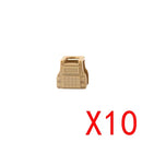 WW2 Military Building Blocks Mini Bricks Solider Figures Gifts Weapon Equipment Accessories USA Greman Vests Armor Toys For Kids