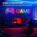 RGB Flexible Neon Strip Lights with App/Remote Control, Multiple Modes, Music Sync,  IP65 Waterproof LED Strip Neon Rope Lamp