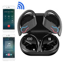 Bluetooth 5.3 Wireless Earbuds Sports Headphones with Earhooks Built-in Mic Earphones Waterproof Headphones Ear Buds for Sports