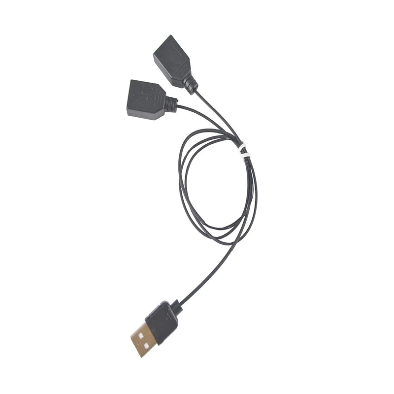 BRIKSMAX Light Accessories Black One to Seven USB Port Usb Hub for Building Block Led Light Kit 10220 42083 10260 10255