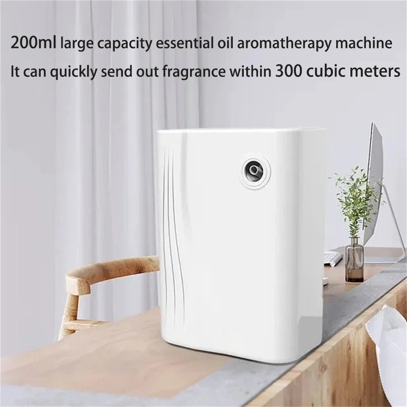 Essential Oil Diffuser 300m³ Large Area Aroma Diffuser Machine Wall Mounted Hotel Home Room Fragrance Electric Smell Distributor