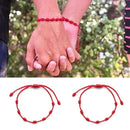 2024 Red Evil Eye String Bracelet for Lovers Protection Lucky Amulet and Friendship Handmade  Braid Rope Wristband Jewelry Gifts