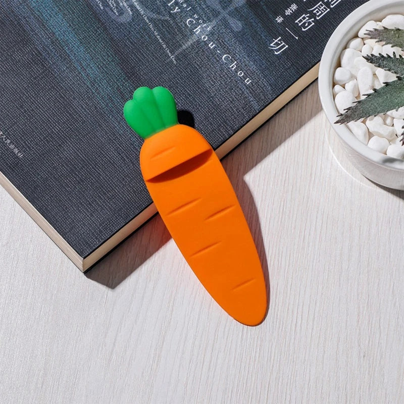 Cute Kawaii Carrot Bookmark Cartoon 3D Stereo Book Marks for Kids DIY Decoration Gift School Supplies Office Stationery