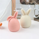Easter Egg Bunny Silicone Candle Mold 3D Faceless Rabbit Head Aroma Soap Plaster Resin Mould Candle Making Tools Home Decor Gift