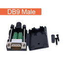 DB9 serial COM RS232 transfer-free Male Female Signals terminals connector D sub 9Pin hole