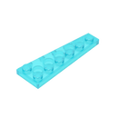 Gobricks 10PCS Bricks Wedge Plate Left Part 6 x 2 Compatible 78443 Freely Creative Building Block DIY Educational Toy Adult Kids