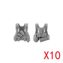 WW2 Military Building Blocks Mini Bricks Solider Figures Gifts Weapon Equipment Accessories USA Greman Vests Armor Toys For Kids