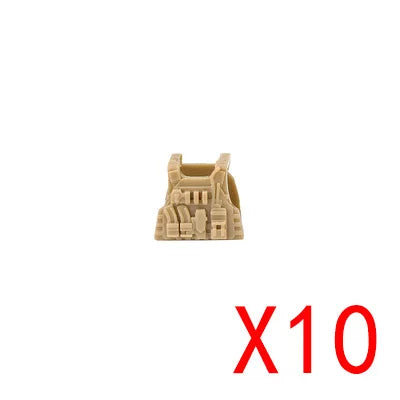 WW2 Military Building Blocks Mini Bricks Solider Figures Gifts Weapon Equipment Accessories USA Greman Vests Armor Toys For Kids