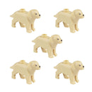 Compatible Animals Building Blocks for Children MOC golden hair Police dog husky bulldog chihuahua model bricks kids DIY Toys 5p