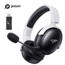 Picun G3 Gaming Wireless Headphone with Mic Over-Ear Headphones Bluetooth 5.4 40mm Driver 2.4G/Wireless/Cable USB Headsets 65H