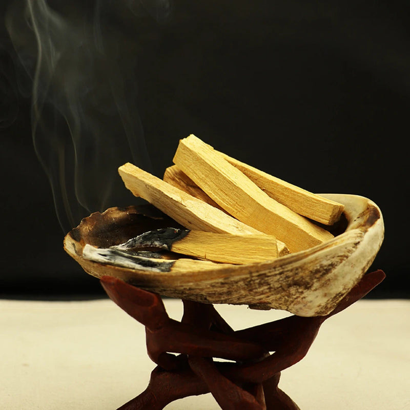 1-5pcs Palo Santo Natural Incense Sticks Wooden Smudging Stick Aromatherapy Burn Wooden Sticks No Fragrance No Smell