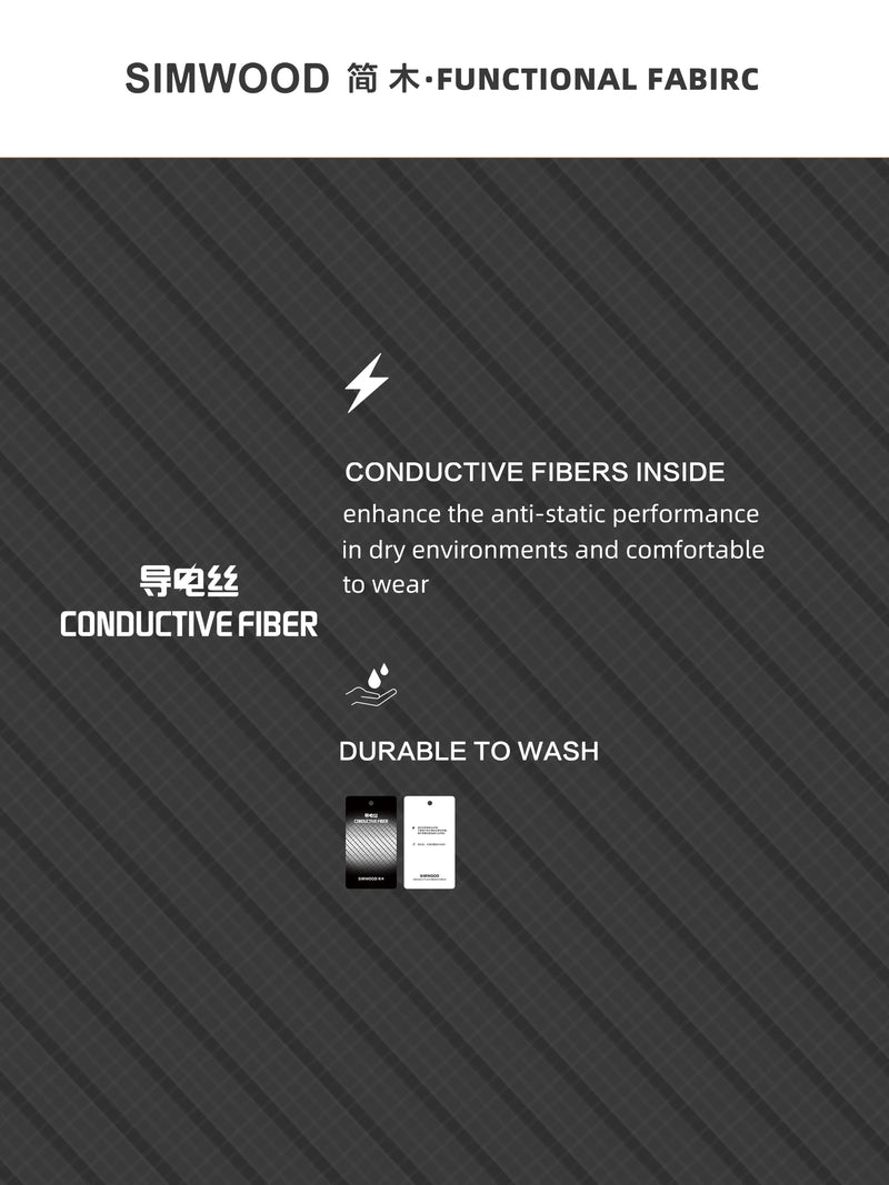 SIMWOOD 2025 Autumn New Regular Fit 300gsm Polar Fleece Jackets Men 300gsm Antistatic Fabric Coats