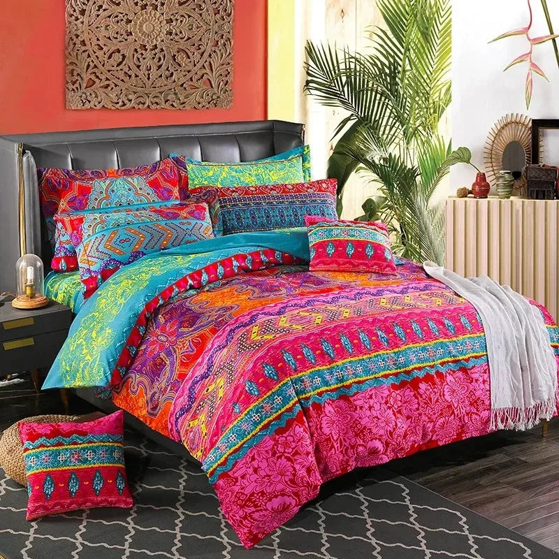 Bohemian Style Duvet Cover Sets Single/Twin/Queen/King Size
