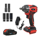 NEWONE 18V cordless Impact Wrench, Impact wrench kit, brushless 400Nm torque impact driver and battery charger