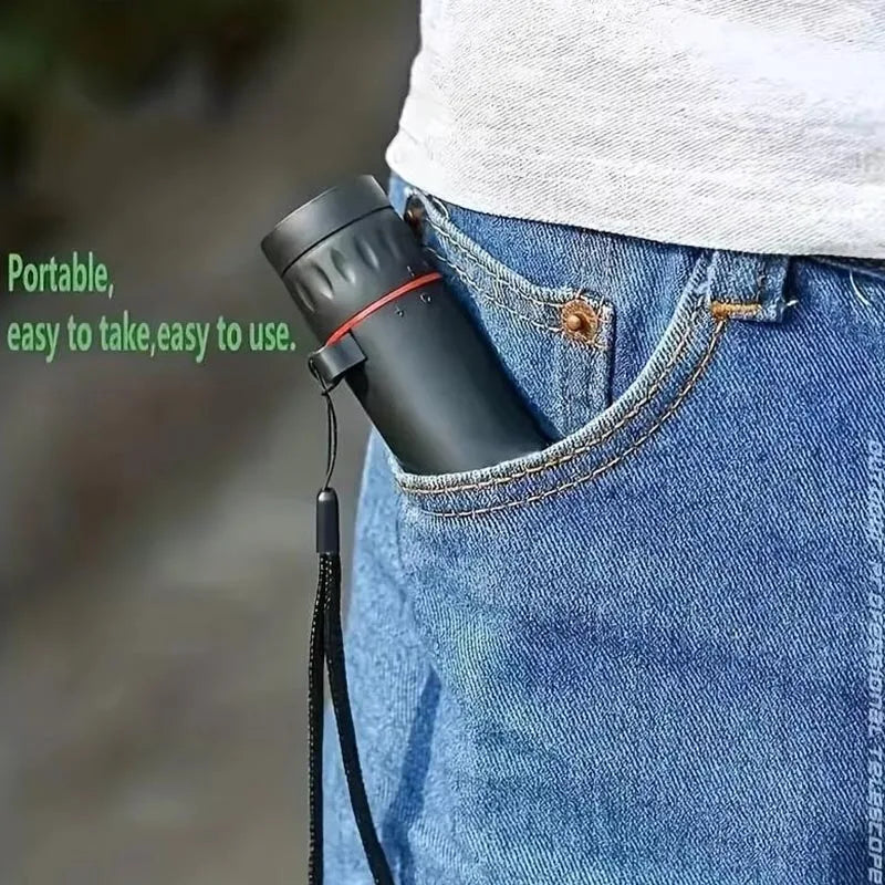 High Power Monocular Telescope 8x Magnification for Clear and Crisp Images Perfect Gift for Photography Enthusiasts