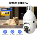 Ease Life APP-Light Bulb Security Cameras Outdoor Wireless WiFi Camera 5GHz, 360 Degree, E27 Light Socket Screw In Securi