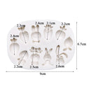 Easter Rabbit Radish Silicone Mold Sugarcraft Chocolate Cupcake Baking Mold Fondant Cake Decorating Tools