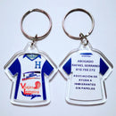 100Pcs Acryl Fotolijst Sleutelhanger Clear Foto Insert Blank Sleutelhangers Met Split Ring Foto Snap-In