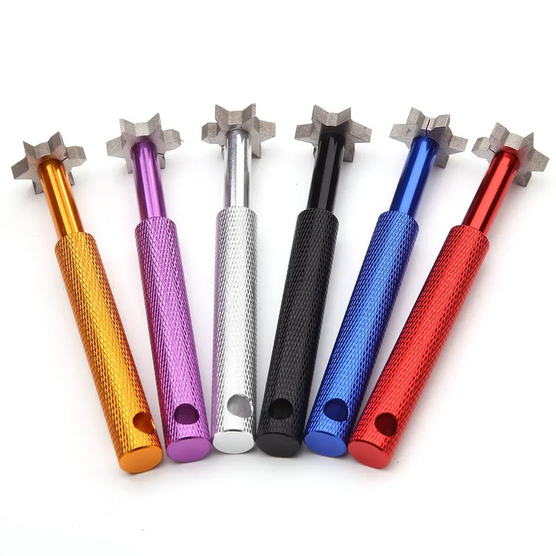 Golf Accessories Golf Groove Tool Golf Iron Wedge Club Groove Sharpener Cleaner Golf Club Clear Tool V U Blade 6 color