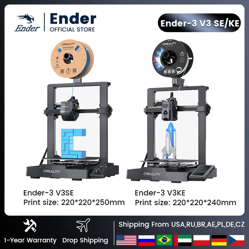Creality 3D Ender-3 V3SE Upgraded Version High-speed FDM Printers & Classics Ender-3 Series DIY Gantry  3D Printer