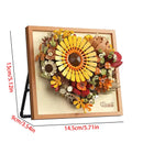 New Year Decorations 3D Picture Frame Building Blocks Flowers Mini Bricks DIY Girls Toys Wedding Gifts