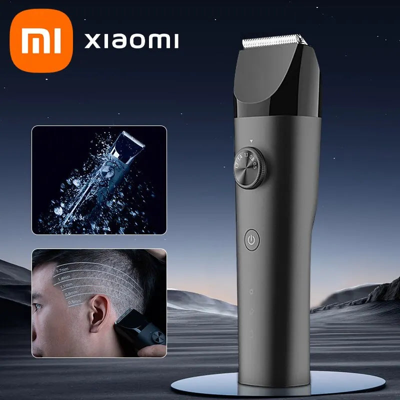 XIAOMI MIJIA Hair Trimmer Machine Hair Clipper IPX7 Waterproof Professional Cordless Men Electric Hair Cutting Barber Trimmers