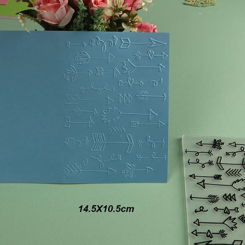 DUOFEN Crafts plastic embossing folder collection 2 paper embossing flower mold Christmas Birthday Easter day wedding