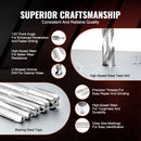 VEVOR Helicoil Thread Repair Kit SAE and Metric Rethreading Tool Kit HSS Drill Bits Thread Inserts Breakoff Installation Tools